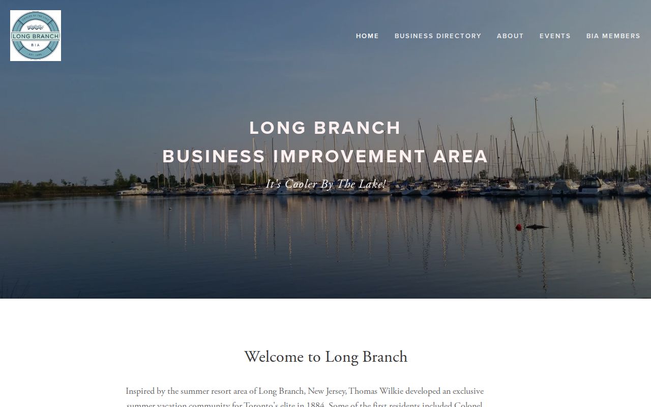 Long Branch neighbors Business Improvement Association boundary for business block context